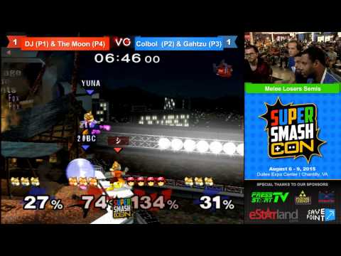 SSC - Dj Nintendo & The Moon Vs. Colbol & Gahtzu SSBM Losers Semis - Smash Melee