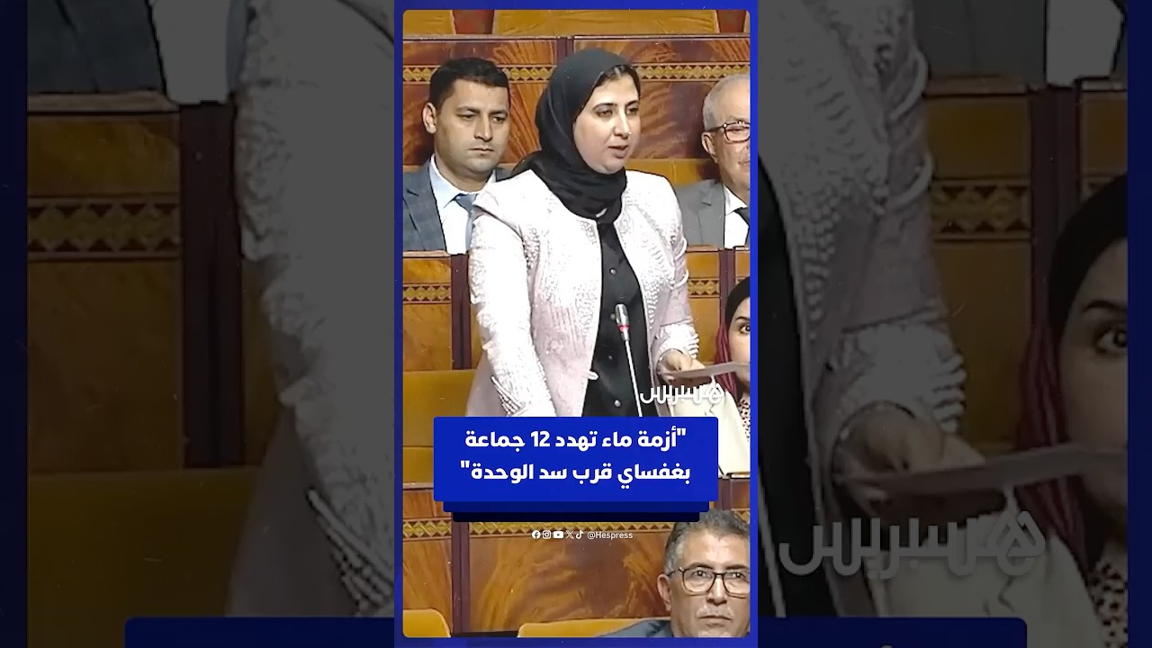 نائبة عن حزب التقدم والاشتراكية: أزمة ماء تهدد 12 جماعة بغفساي قرب سد الوحدة thumbnail