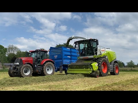 Cumbrian Silage 2024. Lifting 1st cut with Claas Jaguar 960, Valtra & Case-IH team.