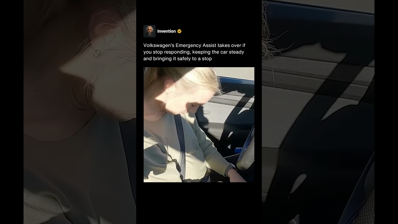 Volkswagen’s Car That Stops Itself When You Can’t 🚗💡 #shorts