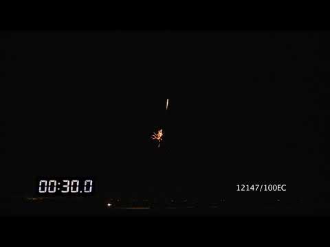 12147/100EC - Cake Ø20mm 100s I-shape 80sec H35m Cat.2 Nec500g 1.4G, Two fuses, Giant Surprise 4/1