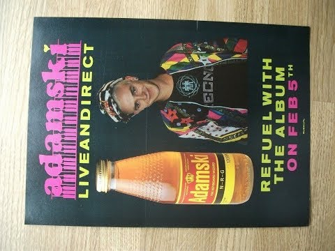 ADAMSKI - KILLER Instrumental Demo Track Live n Direct NYE Brixton Academy London 1989 - 1990