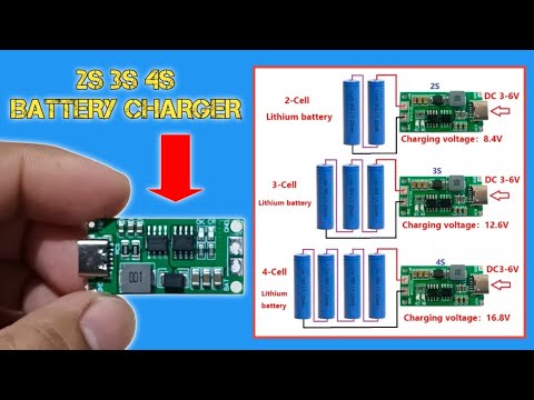 very useful module for 2S 3S 4S battery charger