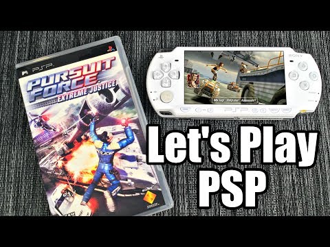 Let's Play PURSUIT FORCE Extreme Justice on PSP w/ Reggie