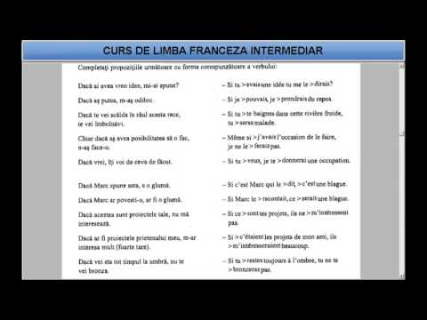 Curs de limba Franceza Intermediari (tema+vocabular) - Lectia 10