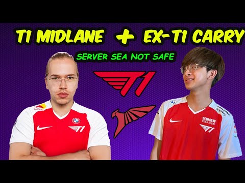 T1.Topson New T1 MIDLANE Feat Talon.23savage - SERVER SEA NOT SAFE NOW !!! Dota 2 pro Gameplay