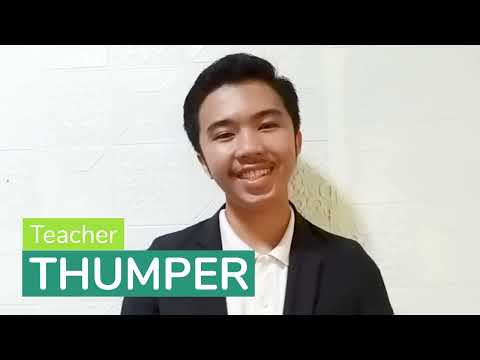 Thumperのプロフィール動画