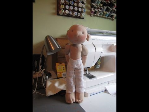 Cloth doll pattern layout