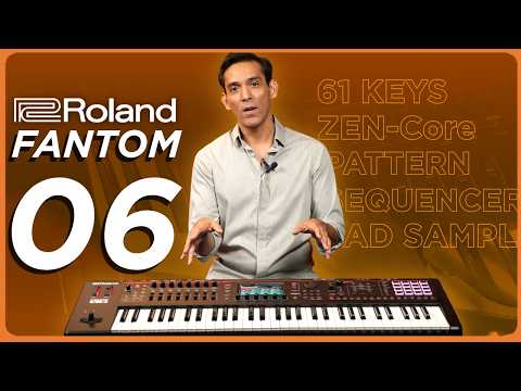 Roland FANTOM-06 61-Key Workstation Keyboard 2022 - Present - Black image 17