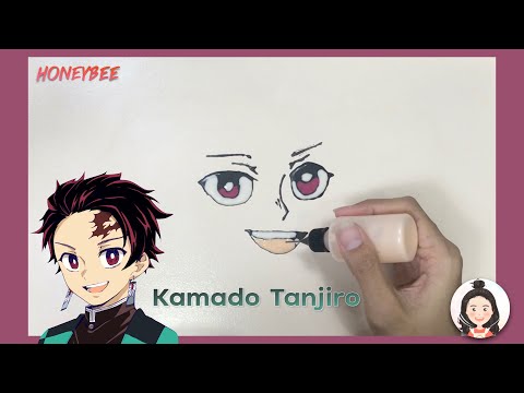 Demon Slayer Kimetsu no Yaiba [ 鬼滅の刃 ] Pancake Art bp3 - Kamado Tanjirou 竈門 炭治郎 | Honeybee