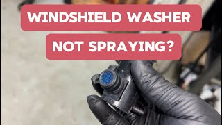 HOW TO | DIAGNOSE AND UNCLOG WINDSHIELD WASHER MOTOR ON MOST KIA VEHICLE.
