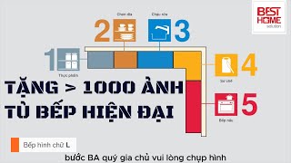 Tặng 1000 ảnh thiết kế tủ bếp hiện đại, chuẩn âu và hỗ trợ bóc tách kỹ thuật hoàn toàn miễn phí.
