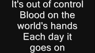 Iron Maiden - Blood On The World&#39;s Hands Lyrics