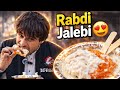 Chandni Chowk Ki Rabdi Jalebi Street Food Vlog Delhi