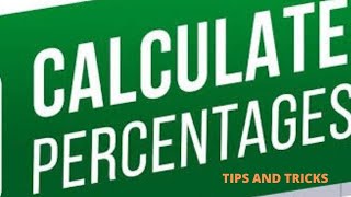 How to Calculate Percentages in Excel