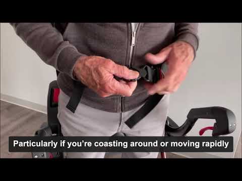 How to Use Seat Belt on Zeen | Mobility Device with Seat | Best Lightweight Mobility Assistance