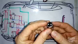 DIAGRAMA CIRCUITO LUZ DE FRENO AUTOMOVILES