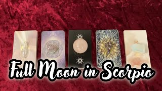 Full Moon in Scorpio Pick a Pile Tarot Reading