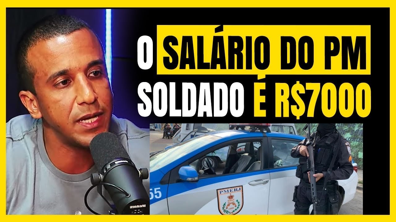 PM REVELA SALÁRIO DA PMERJ, QUEIROZ PODCAST POR ANDREMISSIO QUEIROZ