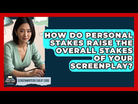 How Do Personal Stakes Raise The Overall Stakes Of Your Screenplay? - Screenwriter's Cheat Code