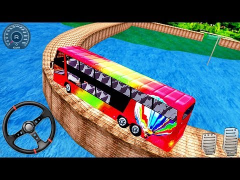 Impossible Bus Driver Sky Tracks - Bus Driving Simulator 3D - Android GamePlay