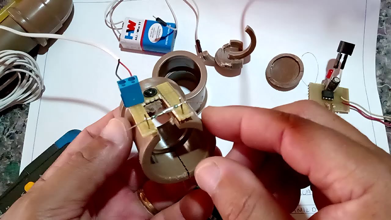 Watch Now Sensor eletrônico que detectar fluxo de água por contato fácil de fazer parte-01 Sensor eletrônico que detectar fluxo de água por contato fácil de fazer parte-01
