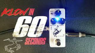 Video thumbnail for KLON in 60 SECONDS | MOSKY SILVER HORSE by D Man Guitar