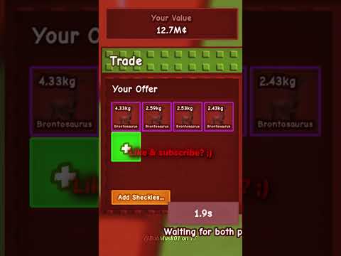 Did This Trade For my 4 Brontosaurus 😍 | W or L