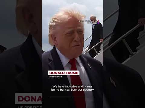 Trump hails jobs surge, says Iran talks ‘going well’ | AJ #shorts