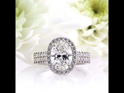 Mark Broumand - 3.01ct Oval Cut Diamond Engagement Ring
