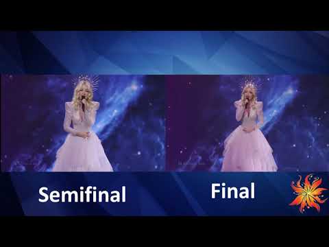 Australia - Kate Miller-Heidke - Zero Gravity - semifinal vs Final - Eurovision 2019