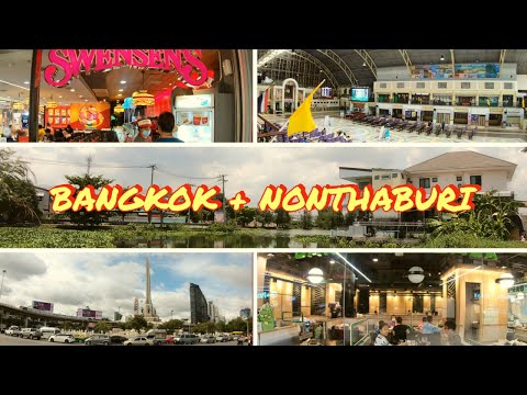 Walking In Bangkok & Nonthaburi 2021 - Thailand Street Scenes
