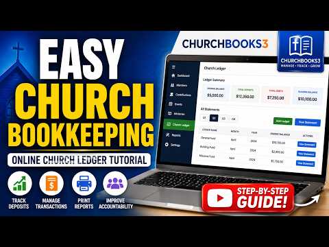 ChurchBooks3 Online Church Ledger Tutorial video thumbnail