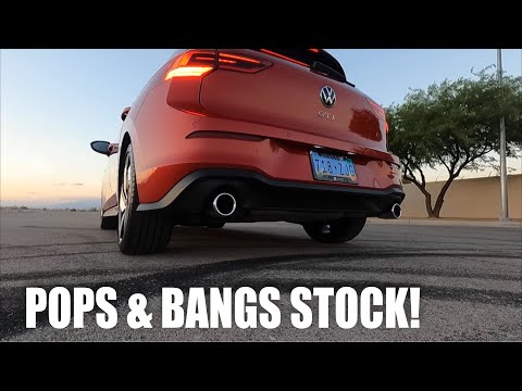 2022-2023 MK8 GTI Stock Exhaust Sound | Cold Start, Launch, Revs