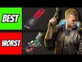 SANDEVISTAN VS CYBERDECK VS BERSERK VS CHROME COMPRESSOR Ranked WORST To BEST Cyberpunk2077