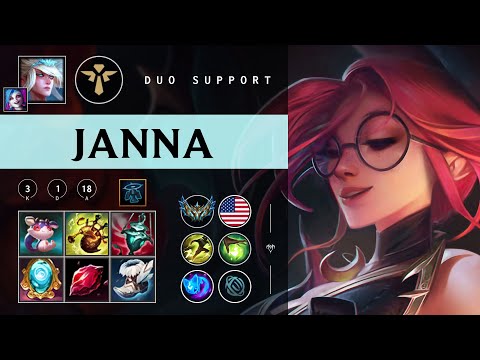 Janna Support vs Rell - NA Challenger Patch 26.01