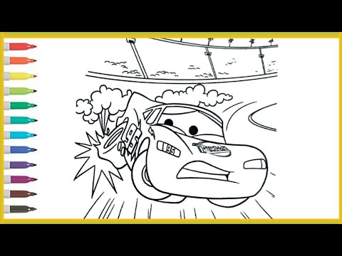 Vibrant Lightning Mcqueen Coloring Pages Printable For Adults