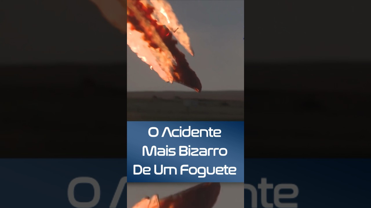 O ACIDENTE DE FOGUETE MAIS BIZARRO DA HISTÓRIA! #shorts