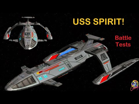USS Spirit LONG RANGE Explorer - KAZON Intercept Star Trek Starship Battles