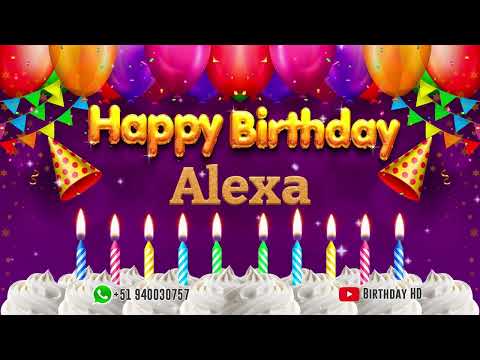Alexa Happy birthday To You - Happy Birthday song name Alexa 🎁