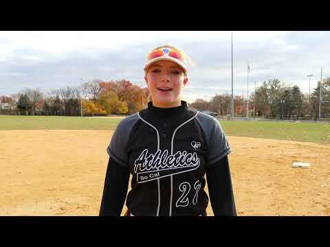 2024 SS3B Zoe Milonopoulos Softball Skills Video