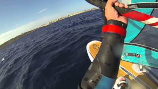 preview picture of video 'Windsurfing Malta - Qawra Point Blasting'