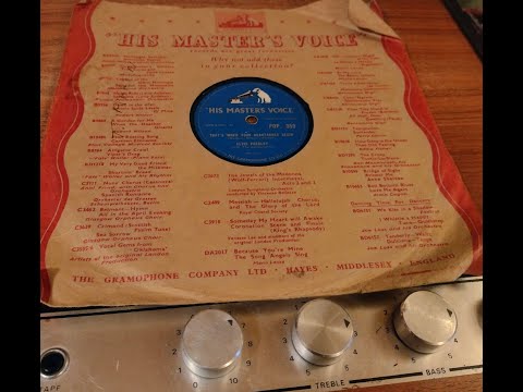 That's When Your Heartaches Begin - Elvis Presley with the Jordanaires - 78rpm