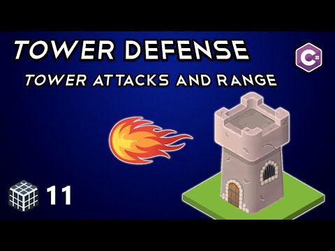 Unity Tower Defense: Tower Attacks and Range ♖ C# /11