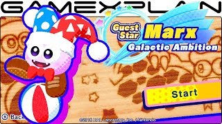 Kirby Star Allies - Rick, Kine, Coo, Marx, & Gooey DLC Gameplay (Game & Watch)