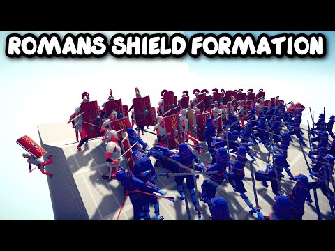 ROMANS SHIELD FORMATION Vs EVERY UNITS - TABS - Totally Accurate Battle Simulator