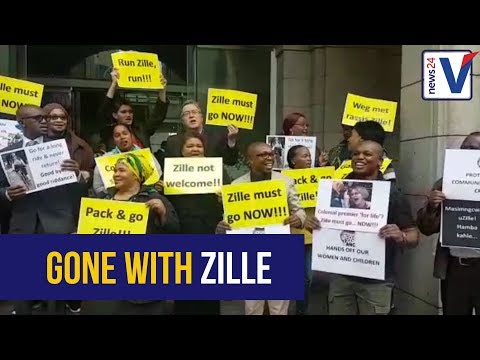 WATCH: Cries for Zille to go