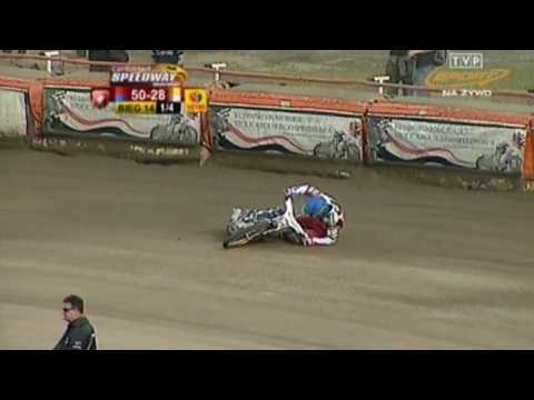 Polonia Bydgoszcz - GKS Wybrzeże [21.06.2009] - Upadek Tomasza Chrzanowskiego