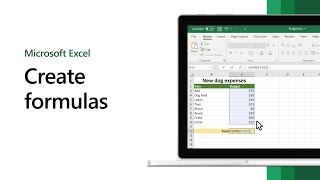 How to create formulas in Microsoft Excel