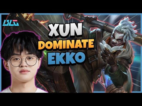 BLG XUN Ekko vs Shyvana | 14.15